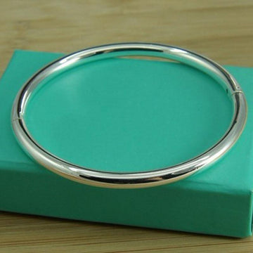 Handsome 925 Silver Bangle, Bracelet - Best Online Prices by Jewellery Supermarket - The Jewellery Supermarket